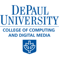 DePaul University's Jarvis College of Computing and Digital Media logo with the university crest