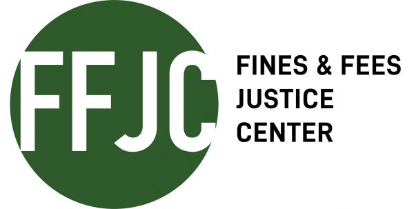 Fines and Fees Justice Center logo with FFJC letters inside a green circle